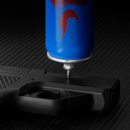 Butane Lighter Jet Flame Metal Gun Style with Storage