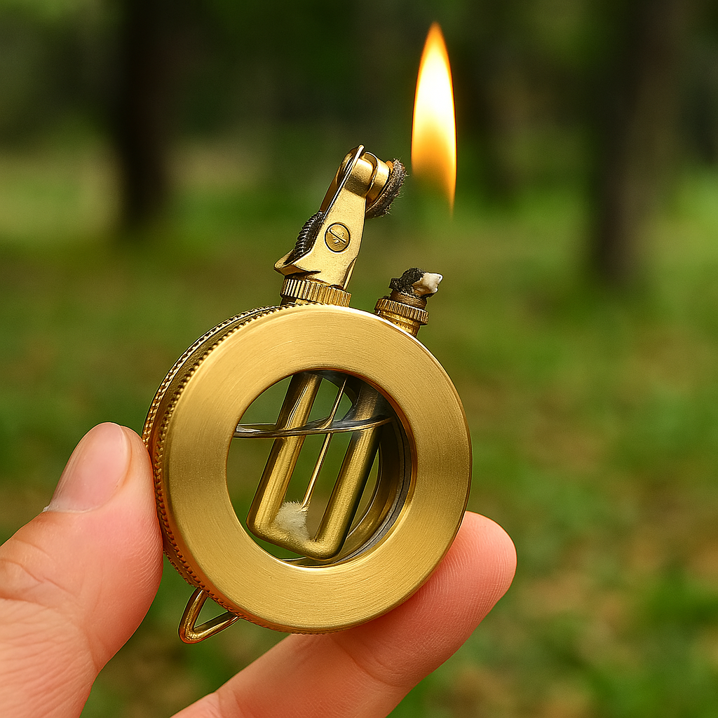 Kerosene Lighter Retro Classic Time Metal Pocket Lighter