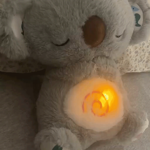 Trendande Koala och Stitch med lugnande andetag och musik