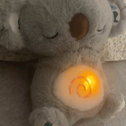 Trendande Koala och Stitch med lugnande andetag och musik