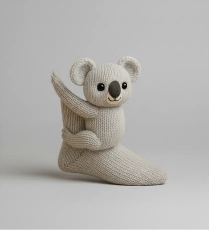 Cute Hugging Animal Plush Cozy Socks