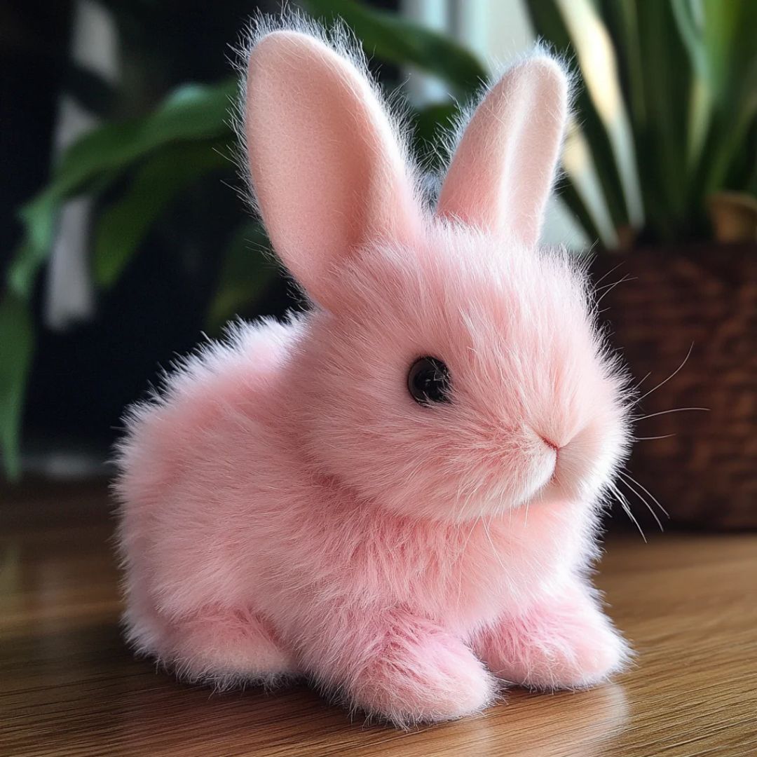 Realistic Plush Bunny | Soft Interactive Toy
