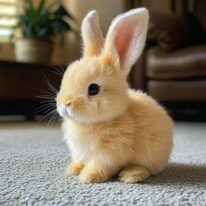 Realistic Plush Bunny | Soft Interactive Toy