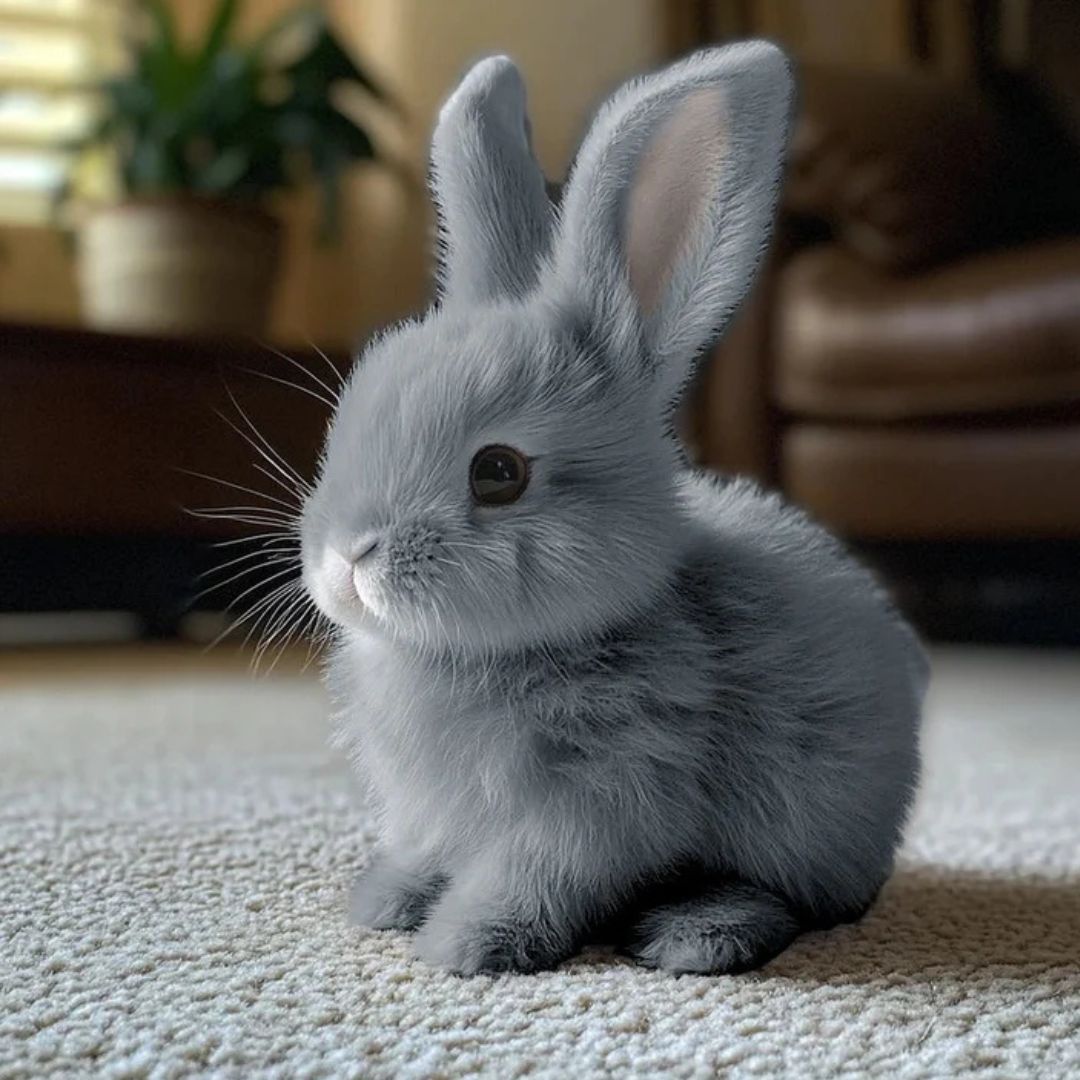 Realistic Plush Bunny | Soft Interactive Toy