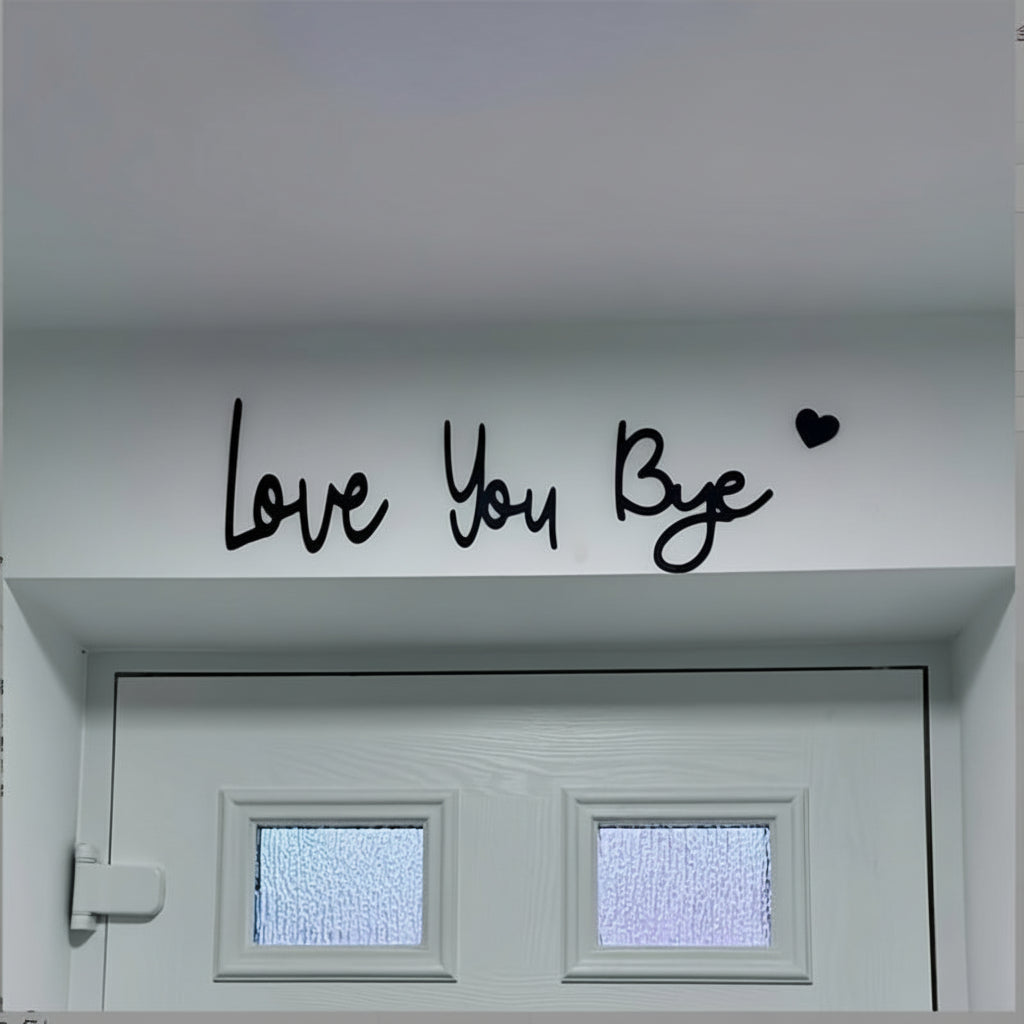 Love You Bye Plastic Door Frame Valentines Day Decor