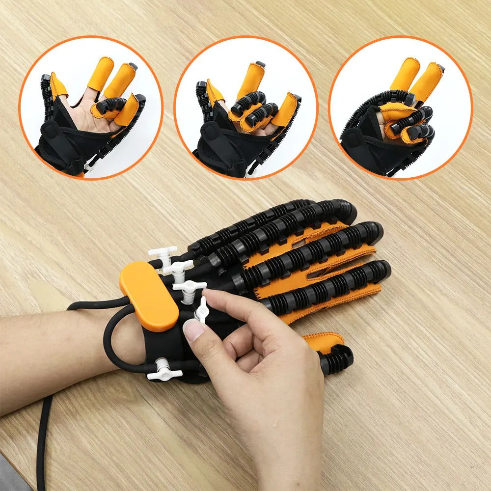 Automatic Hand Trainer Gloves for Rehabilitation Therapy and Finger Strength
