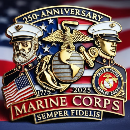 Navy Marine Corps Badge Commemorative Emblem