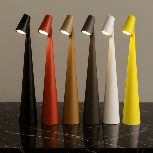 Metal Table Stylish Indoor Lamp Rechargeable