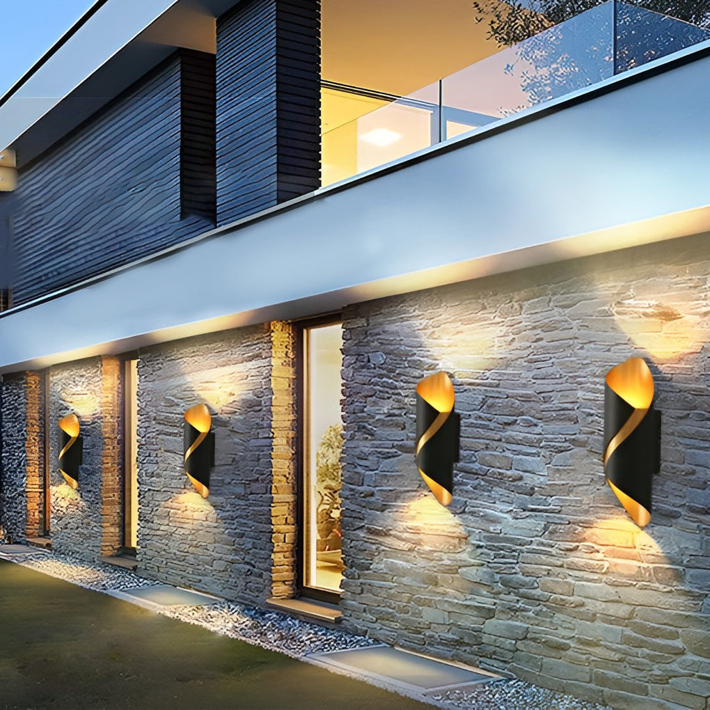 Modern Outdoor Wall Lamp - Waterproof LED Light