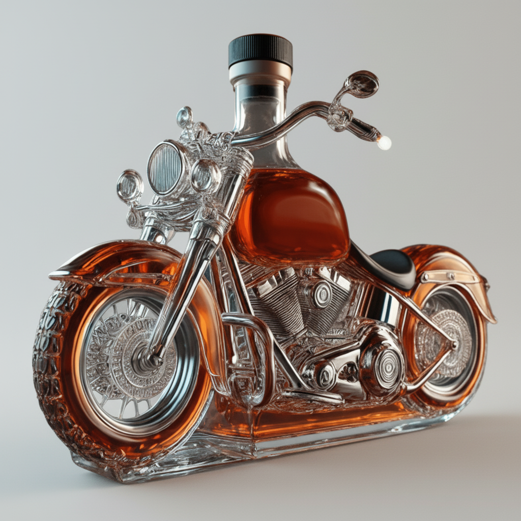 Motorcycle Decorative Alcohol Bottle Drinkware
