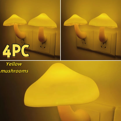 Lamps Mushroom LED Night Light Automatic Touch Sensor