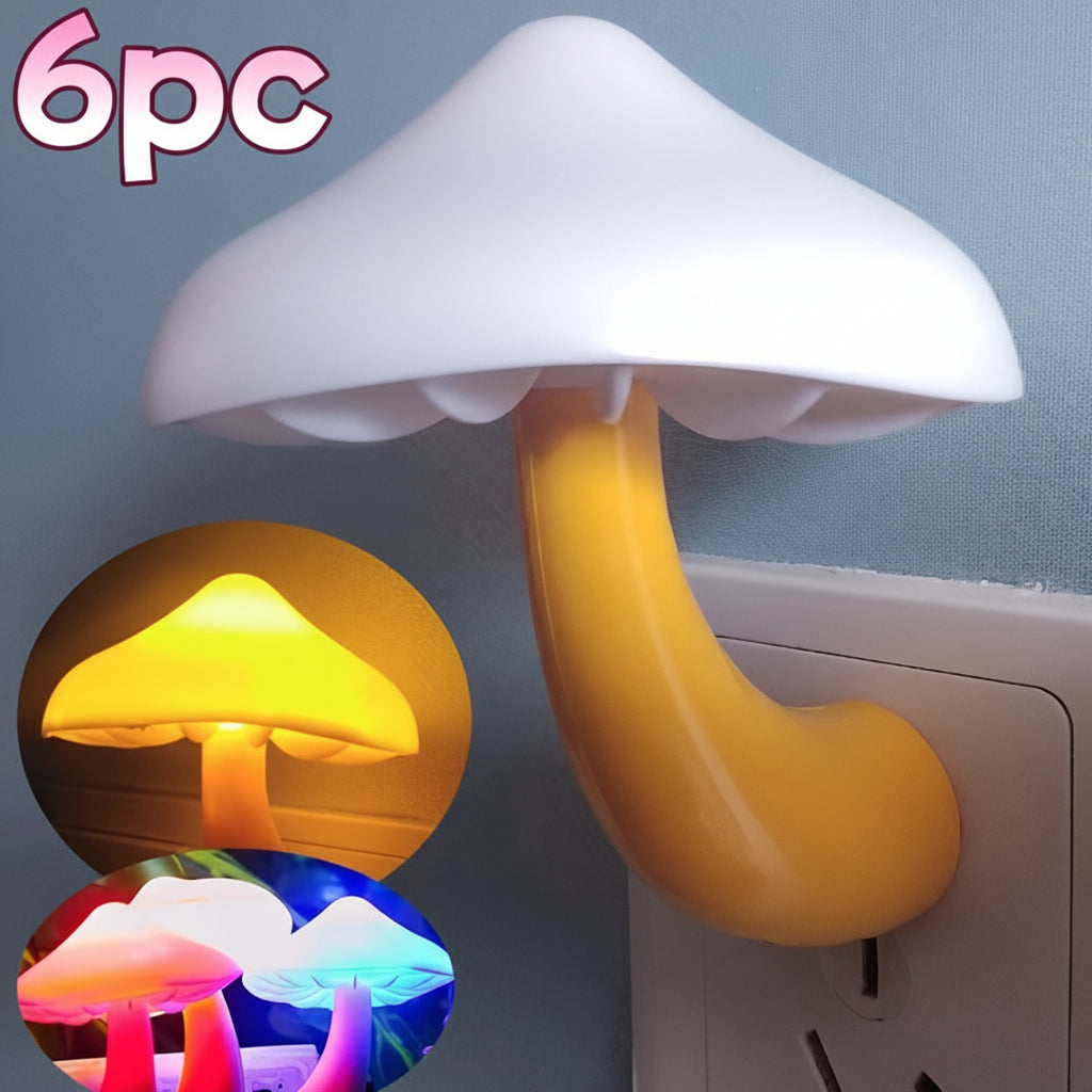 Lamps Mushroom LED Night Light Automatic Touch Sensor