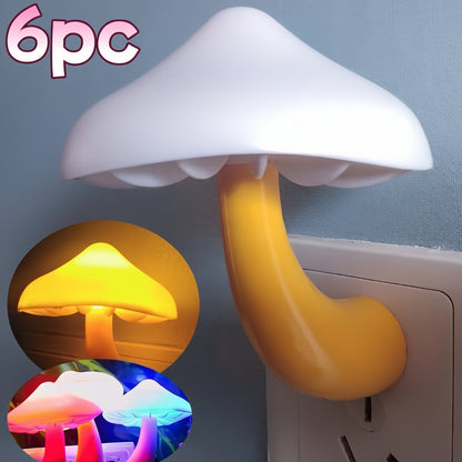 Lamps Mushroom LED Night Light Automatic Touch Sensor