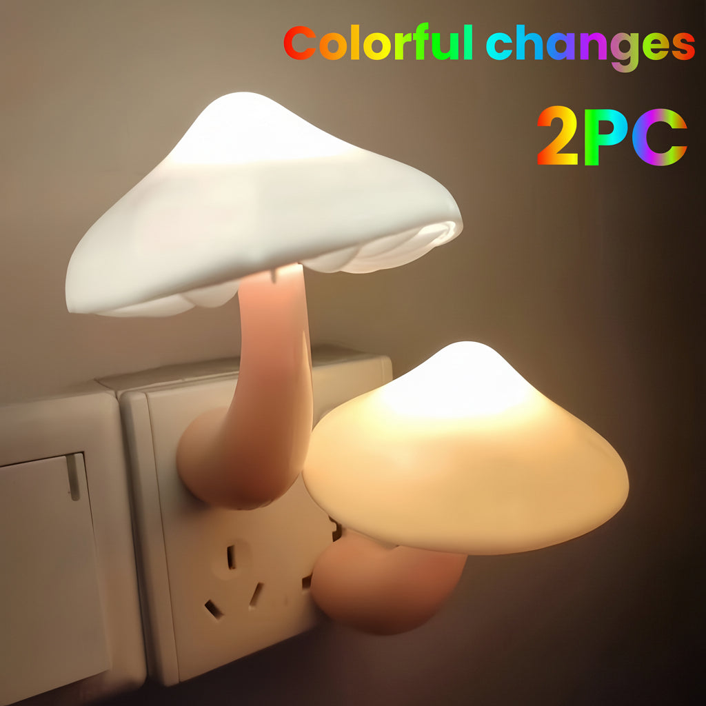 Lamps Mushroom LED Night Light Automatic Touch Sensor