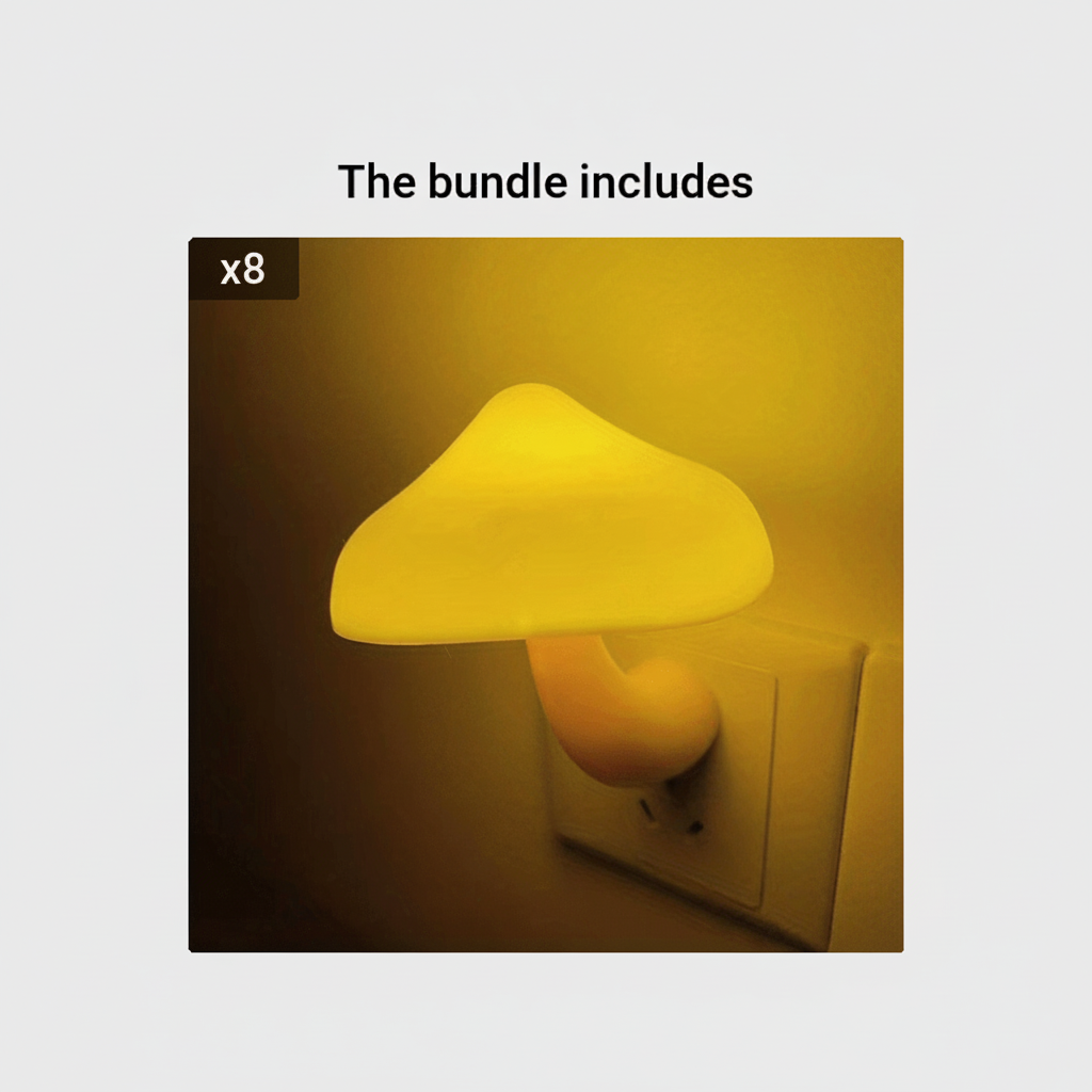 Lamps Mushroom LED Night Light Automatic Touch Sensor