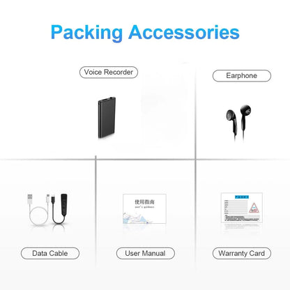 Voice Recorder Mini Digital Audio Recorder with Long Battery