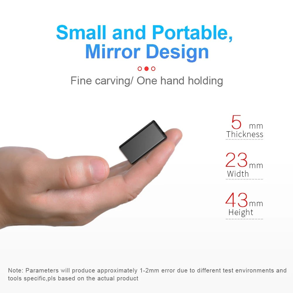 Voice Recorder Mini Digital Audio Recorder with Long Battery