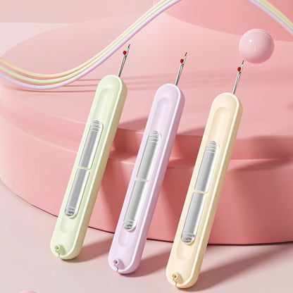 Needle Threader Compact Seam Trimmer Easy Thread Cut