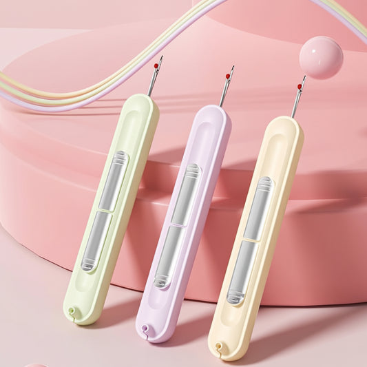 Needle Threader Compact Seam Trimmer Easy Thread Cut