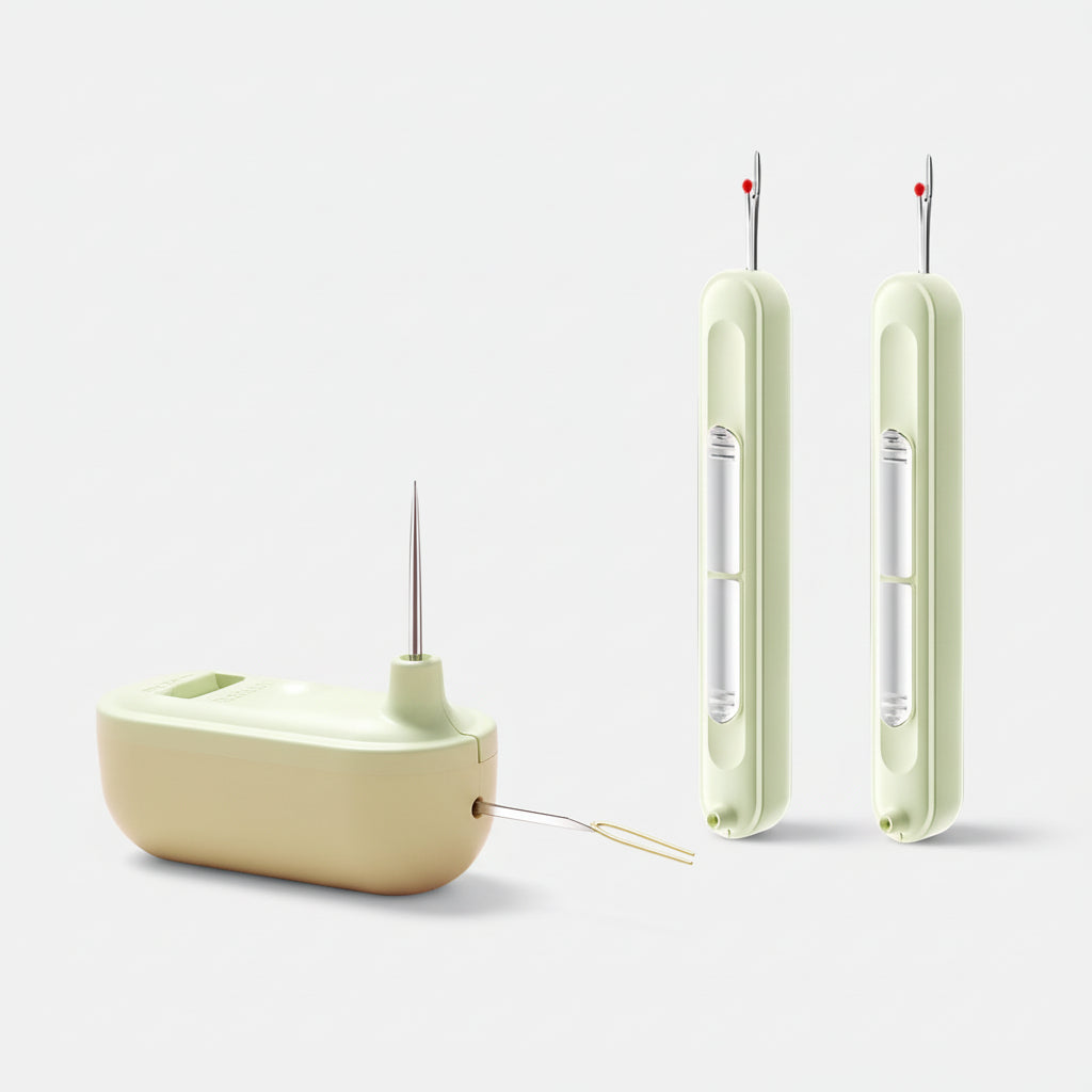 Needle Threader Compact Seam Trimmer Easy Thread Cut