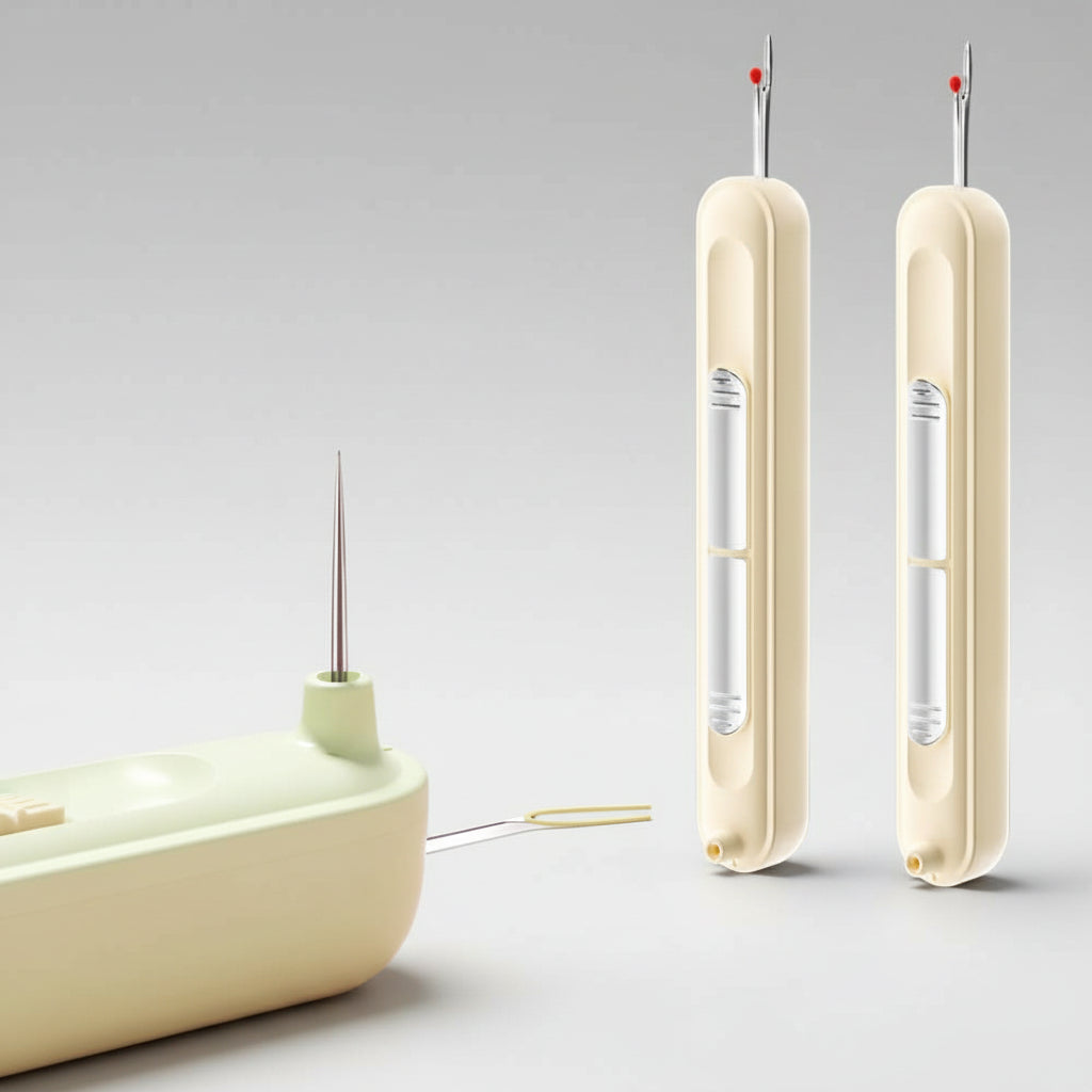 Needle Threader Compact Seam Trimmer Easy Thread Cut