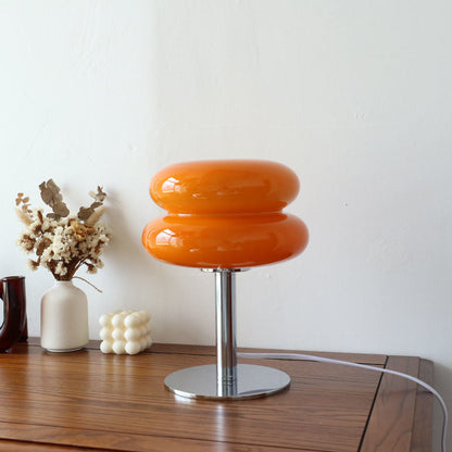 Italian Designer Glass Table Lamp | Modern Sculptural Lighting