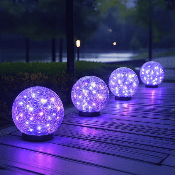 Enchanting Glow Solar Orb | Warm Decorative Light