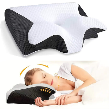 Memory Foam Pillow Ergonomic Neck & Back Support for Better Sleep