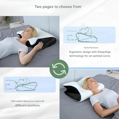 Memory Foam Pillow Ergonomic Neck & Back Support for Better Sleep