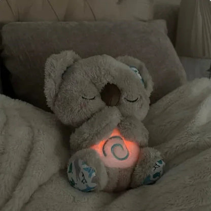 Trendande Koala och Stitch med lugnande andetag och musik