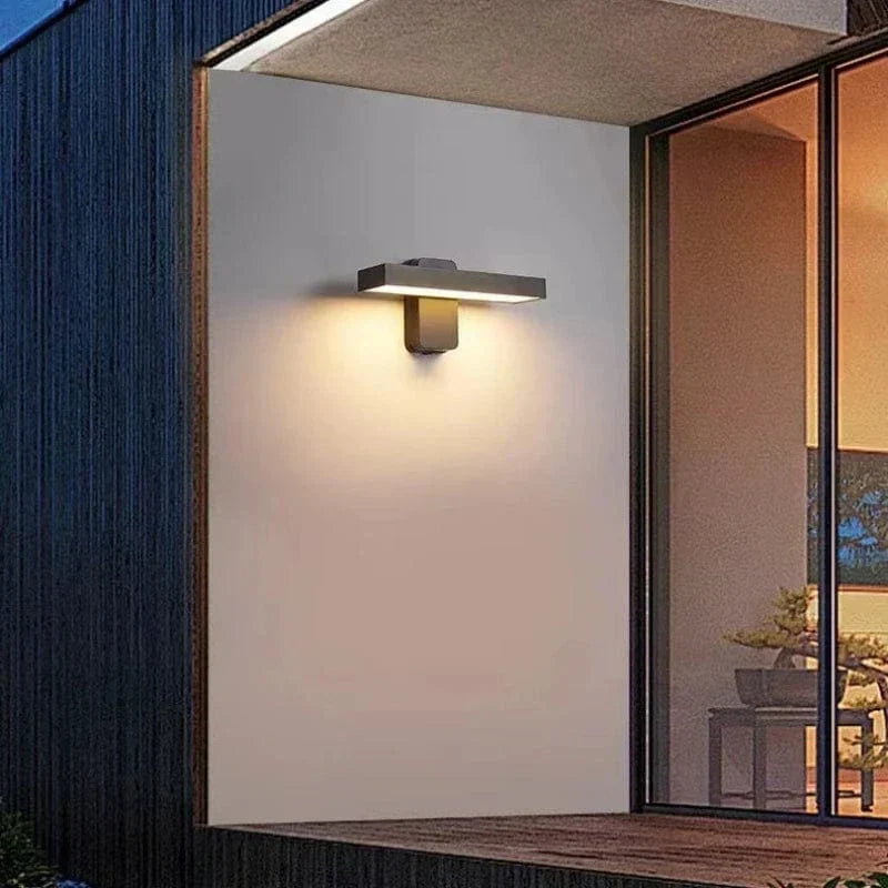 Outdoor PIR Motion Sensor Wall Light - Waterproof & Adjustable