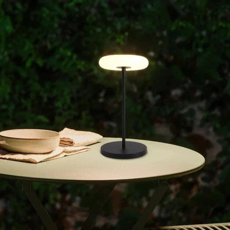 Metal & Acrylic Outdoor Solar Floor Lamp