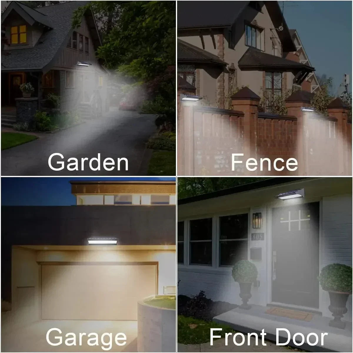 Outdoor Solar LED Wall Lights with Motion Sensor