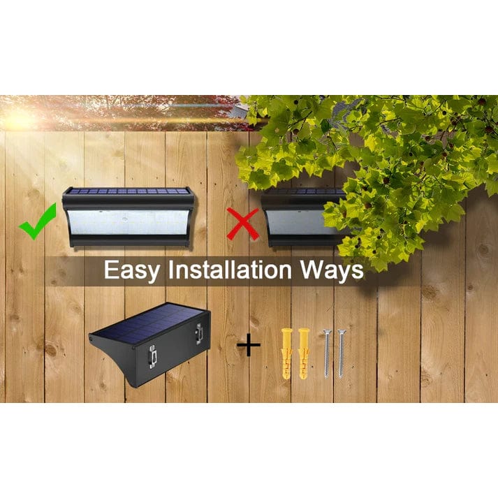 Outdoor Solar LED Wall Lights with Motion Sensor