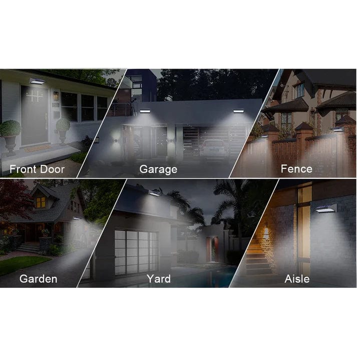 Outdoor Solar LED Wall Lights with Motion Sensor