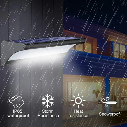 Outdoor Solar LED Wall Lights with Motion Sensor