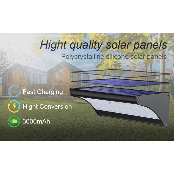 Outdoor Solar LED Wall Lights with Motion Sensor