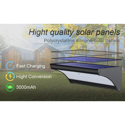 Outdoor Solar LED Wall Lights with Motion Sensor
