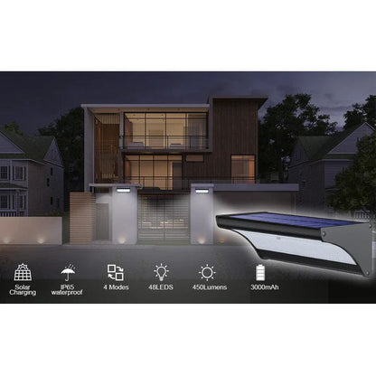 Outdoor Solar LED Wall Lights with Motion Sensor