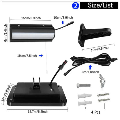 Outdoor Solar Pendant LED Light with Dual or Single Options