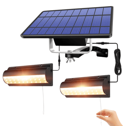 Outdoor Solar Pendant LED Light with Dual or Single Options