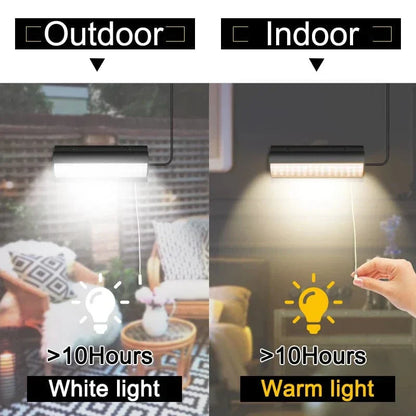 Outdoor Solar Pendant LED Light with Dual or Single Options