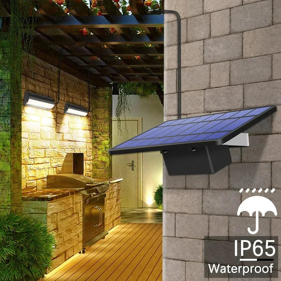 Outdoor Solar Pendant LED Light with Dual or Single Options