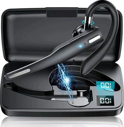 Bluetooth Headset Wireless Earbud Noise Cancelling Handsfree Mic