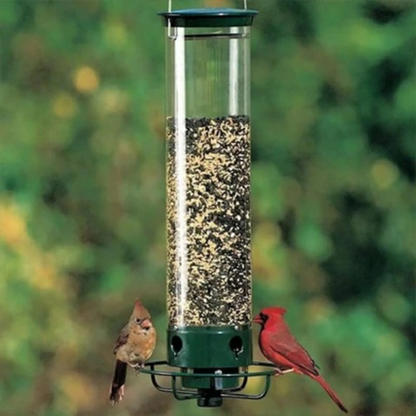 Squirrel-proof bird feeder | Spinning perch deterrent