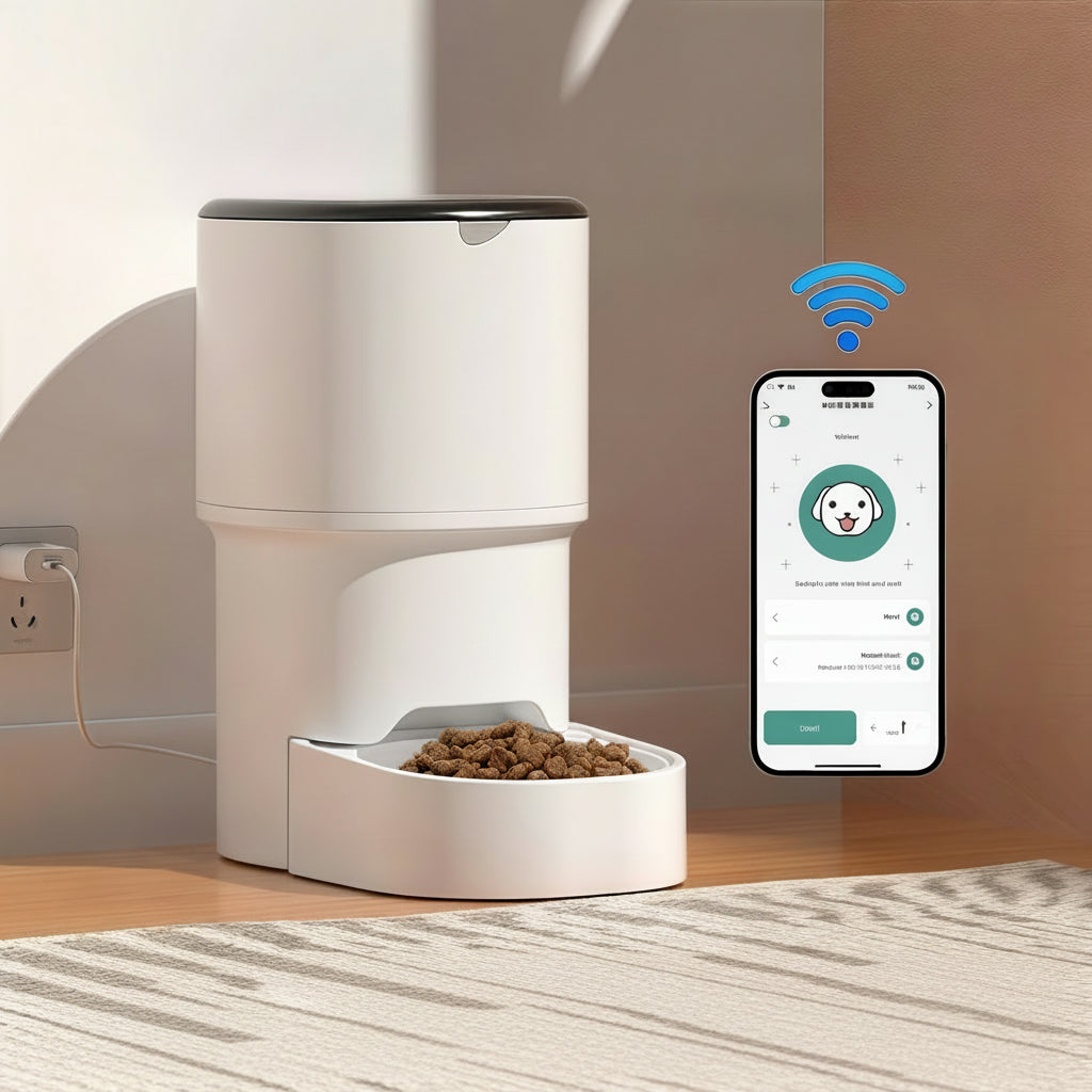 Smart Pet Feeder App Controlled Automatic Food Dispenser USB