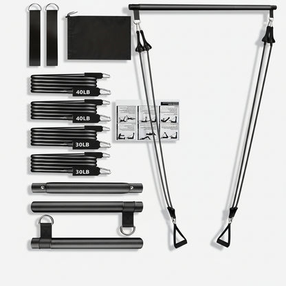 Fitness Equipment Pilates Bar Kit Full Body Home Workouts