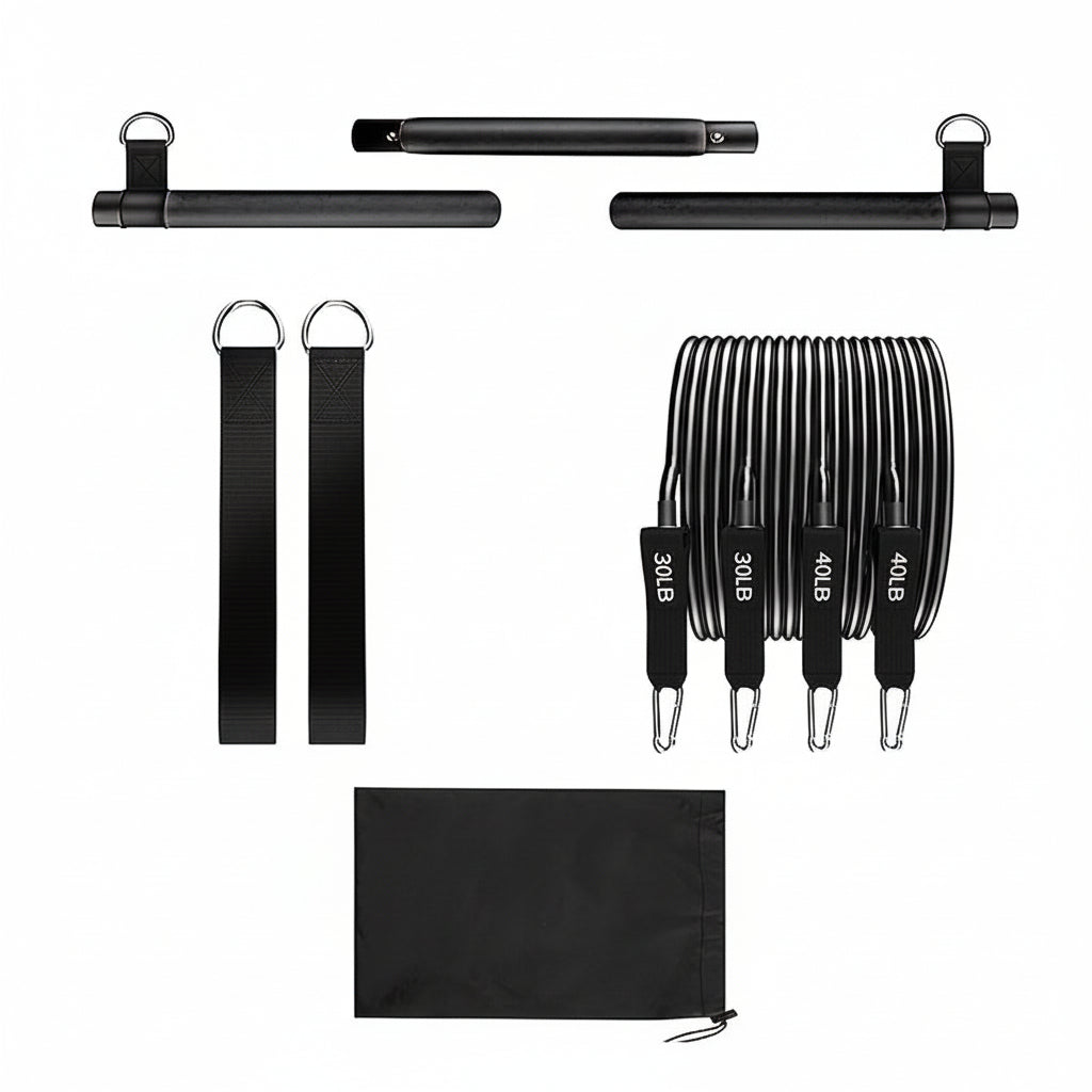 Fitness Equipment Pilates Bar Kit Full Body Home Workouts