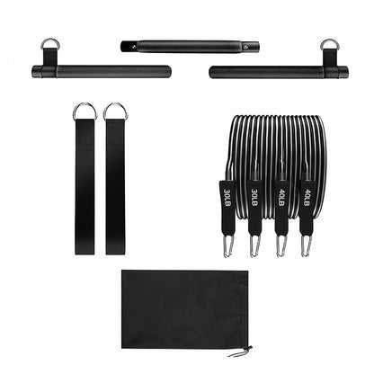 Fitness Equipment Pilates Bar Kit Full Body Home Workouts