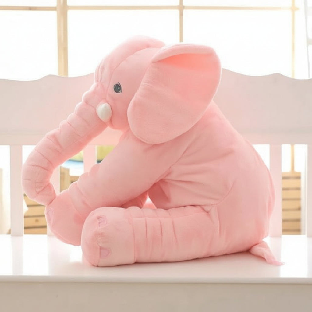 Cuddly Plush Elephant Cushion Children Babies